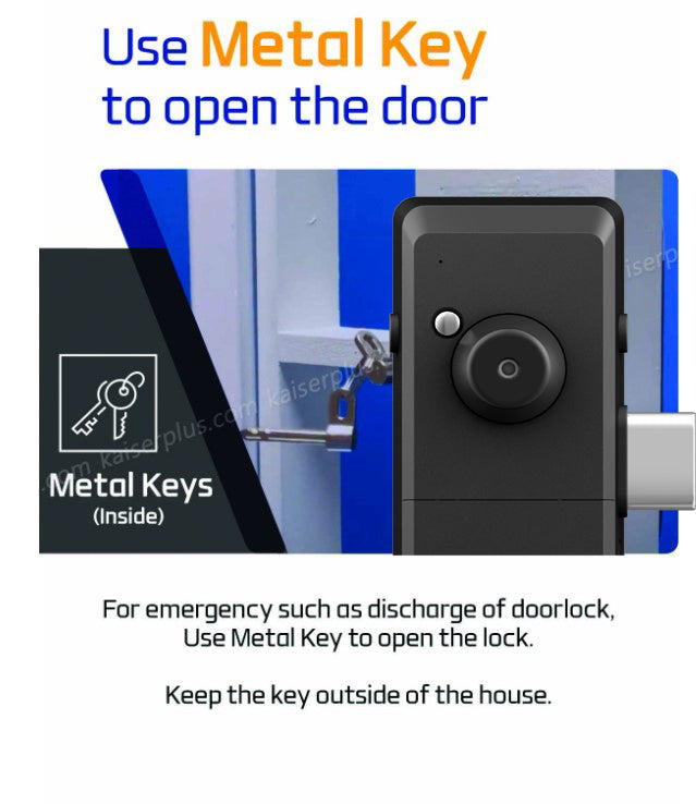KAISER PLUS M1491GNK Digital Gate Lock (HDB Gate) (Copy)